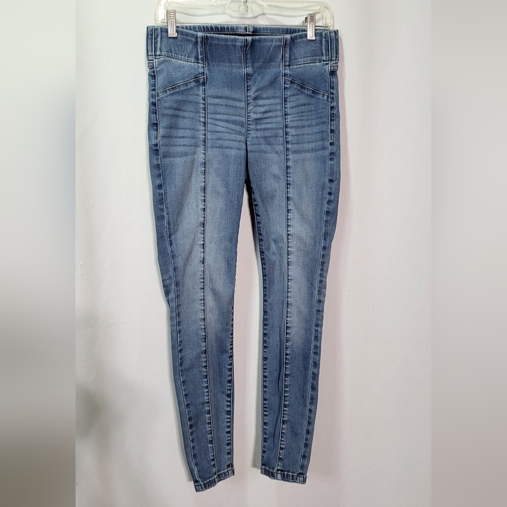 Simply Vera Vera Wang Women's Smoke Blue Pull-On Skinny Jeans Size 6 EUC - Picture 3 of 7